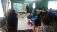 Una activa participaci&oacute;n tuvieron las 18 mujeres que  conocieron el trabajo de la defensa ind&iacute;gena en Ca&ntilde;ete 