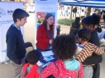 Inmigrantes y p&uacute;blico en general visitaron el stand de la Defensor&iacute;a del Biob&iacute;o en esta Plaza Ciudadana 
