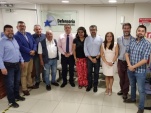 El grupo de representantes de la Prensa y de la Defensor&iacute;a Penal P&uacute;blica en la Regi&oacute;n de Tarapac&aacute;.