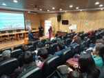 Unos 30 estudiantes y apoderados asistieron a la charla sobre defensa penal juvenil.