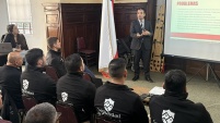 Asistieron inspectores, funcionarios de televigilancia y asesores de la direccion de seguridad municipal