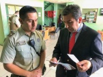 El Jefe de Estudios entreg&oacute; el material en Puerto Montt