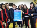 Las alumnos se interesaron por el derecho a guardar silencio