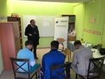 El defensor penal juvenil, Angel Guerrero cnversa con los &uacute;nicos tres j&oacute;venes que se encuentran en regimen cerrado en la III regi&oacute;n.