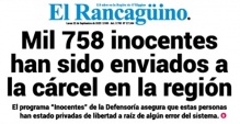 En un reportaje de 4 planas, el diario m&aacute;s antiguo de la regi&oacute;n de O'Higgins, abord&oacute; el tema de los inocentes que son privados de libertad.