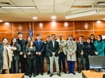 Las y los alumnos fueron guiados por el defensor penal p&uacute;blico Filippo Corval&aacute;n