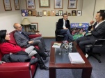 Una distendida reuni&oacute;n protocolar sostuvieron las autoridades de la defensor&iacute;a con el director de este importante medio de comunicaci&oacute;n
