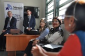 El defensor regional junto al equipo penitenciario entreg&oacute; orientaci&oacute;n a una interna sobre el proceso de postulaci&oacute;n a la libertad condicional.