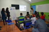 El jefe de Estudios Regional Rodrigo Flores presidio encuentro con j&oacute;venes en internaci&oacute;n provisorio.