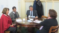 Los directivos de la Defensor&iacute;a se reunieron con la  Gobernadora de la Provincia de Cachapoal, Mirenxu Beit&iacute;a, y la Jefa de extranjer&iacute;a, Berta Abarca.