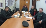 Participaron tambi&eacute;n  los jefes de las dos unidades penales  de Gendramer&iacute;a en Valdivia y R&iacute;o Bueno en la regi&oacute;n de Los R&iacute;os 