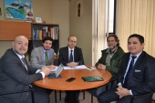 Equipo de profesionales de la DPP junto al acad&eacute;mico y antrop&oacute;logo Marcelo Berho
