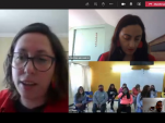 Del encuentro virtual participaron 8 mujeres privadas de libertad de la c&aacute;rcel de Arauco y un equipo de 3 profesionales de la Defensor&iacute;a 