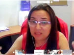 La jefa de Estudios de la Defensor&iacute;a Regional de Tarapac&aacute; en la charla a periodistas.
