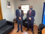 Los jefes de servicio reunidos.