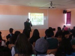 El defensor Hernan D&Atilde;&shy;az encabez&Atilde;&sup3; charla a j&Atilde;&sup3;venes en Calama