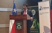 Pablo Aranda, jefe nacional de estudios y proyectos particip&oacute; en seminario organizado conjuntamente con Carabineros de Chile en Antofagasta