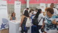La asistente social de la Defensor&iacute;a de Migrantes y Extranjeros en el Festival de Tod@s