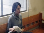 En foto de archivo, Francisca Cerno en el Tribunal de Garant&iacute;a de Quilpu&eacute;.