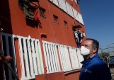 El defensor local jefe de Colina Carlos Garc&iacute;a, reci&eacute;n reintegrado despu&eacute;s de convalecer por Coronavirus debi&oacute; acudir a Colina 1 por graves incidentes