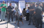 La Defensor&iacute;a Metropolitana Norte particip&oacute; en la Plaza de Justicia realizada en Quinta Normal, donde se luci&oacute; Goliat rodweiller estrella del GOPE.