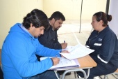 El nuevo defensor penitenciario recibi&oacute; diversas consultas y requerimientos durante la plaza de justicia
