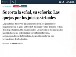 La Tercera recoge la visi&oacute;n del Defensor Nacional sobre la necesidad de postergar los juicios orales, que no pueden realizarse por v&iacute;a remota.