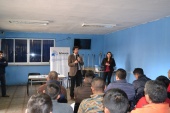 Defensor penitenciario Juan Pablo Alday y la defensora Paola Segovia, realizan charla en centro penitenciario de Nueva Imperial en La Araucan&iacute;a 