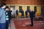 Internos de la c&aacute;rcel de Chile Chico durante di&aacute;logo participativo