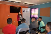 Una charla sobre el rol del defensor juvenil y los derechos de personas privadas de libertad ofreci&oacute; la defensora Yelika Ibarra.