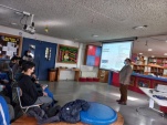 El defensor convers&oacute; con un total que super&oacute; los 120 alumnos