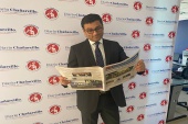 Pablo Aranda en diario Chanarcillo en Copiap&oacute;.