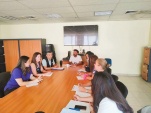 Golda Barrientos junto a profesionales durante primer consejo 2026