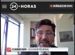 En el noticiero central de TVN Red O'Higgins, Claudio Aspe, manifest&oacute; la postura institucional frente a la realizaci&oacute;n de juicios orales