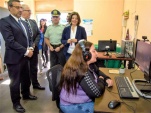 La ministra de Justicia, el Defensor Nacional y el director de Gendarmer&iacute;a inauguraron el proyecto con las internas del CPF de San Joaqu&iacute;n.