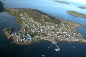 Melinka, uno de los puntos m&aacute;s aislados de Ays&eacute;n, y en donde la conectividad es un desaf&iacute;o por sortear.