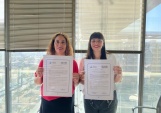 La Defensora Regional y la Secretaria Ejecutiva de Red de Acci&oacute;n Carcelaria suscribieron acuerdo mi&eacute;rcoes 8 de marzo.