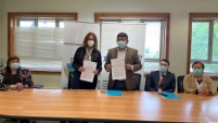 El convenio fue suscrito en dependencias del municipio.