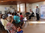 Antonio Raveau, defensor penal p&uacute;blico, en el encuentro con organizaciones de sociedad civil, adulto mayor de Arica.