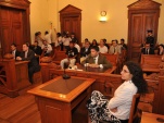 El recurso de nulidad fue alegado ante la Corte Suprema por el defensor p&uacute;blico Claudio Fierro (a la derecha en estrado).