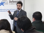 El defensor penal juvenil de Magallanes, Richard Maldonado expuso sobre la RPA