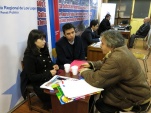 Profesionales de la DPP atendieron a los asistentes a la actividad.