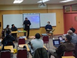 Boris Hrzic y Claudio Herrera fueron los relatores de la actividad