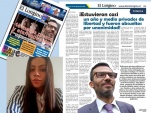 La publicaci&oacute;n de El Longino y las im&aacute;genes de los defensores Aliny Garc&eacute;s y Eduardo Cabrera