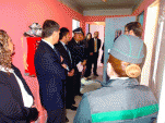 Durante la visita al Centro Penitenciario Femenino (CPF) de la Antofagasta.