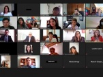 Una visi&oacute;n de los participantes de la videoconferencia organizada por la Corte de Apelaciones de Iquique.