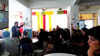 Alumnos de 14 a 17 a&ntilde;os de 8&deg; b&aacute;sico de la Escuela B&aacute;sica Tobalaba de Pe&ntilde;alol&eacute;n conocieron el Proyecto Inocentes de la Defensor&iacute;a Penal P&uacute;blica