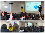 64 alumnas y alumnos participaron de forma activa en la charla dictada por la Defensor&iacute;a Regional del Maule.