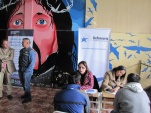 Las defensoras Paulina Delgado y Ximena Guti&eacute;rrez artendieron consultas y requerimientos de los internos de Coyhaique