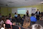 Los alumnos de la carrera de Derecho de la Universidad Autonoma de Chile conocieron el proyecto inocente.